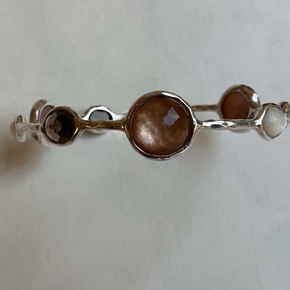 Unique Ippolita Rock Candy Sterling Silver Bangle